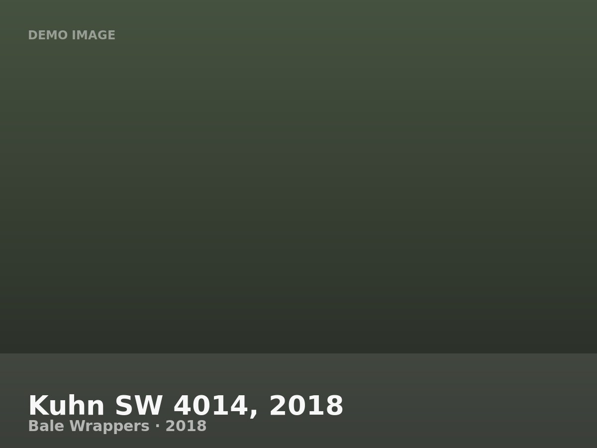 Kuhn SW 4014, 2018