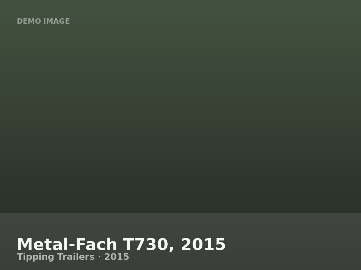 Metal-Fach T730, 2015