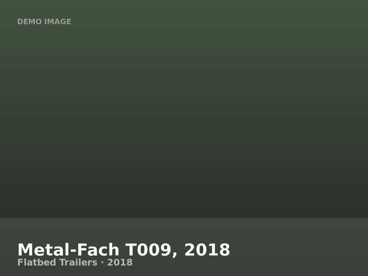 Metal-Fach T009, 2018