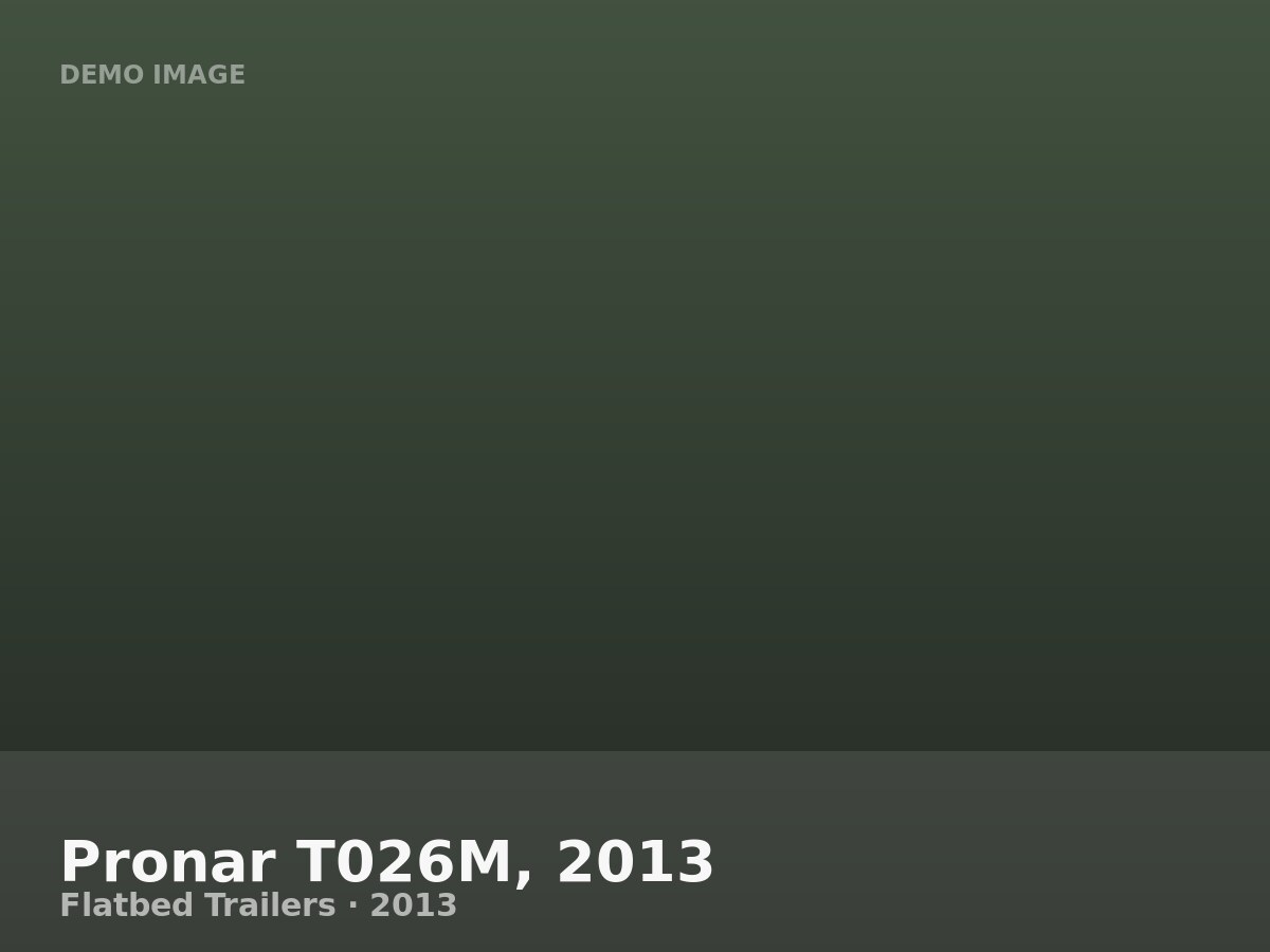 Pronar T026M, 2013