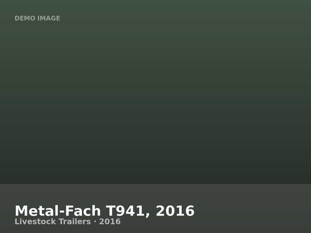 Metal-Fach T941, 2016