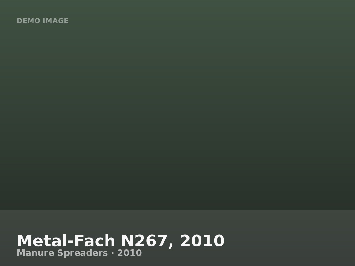 Metal-Fach N267, 2010