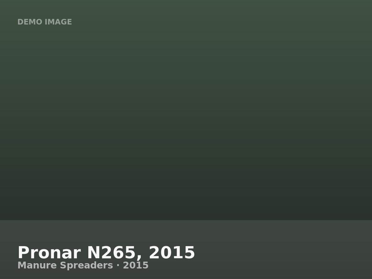 Pronar N265, 2015
