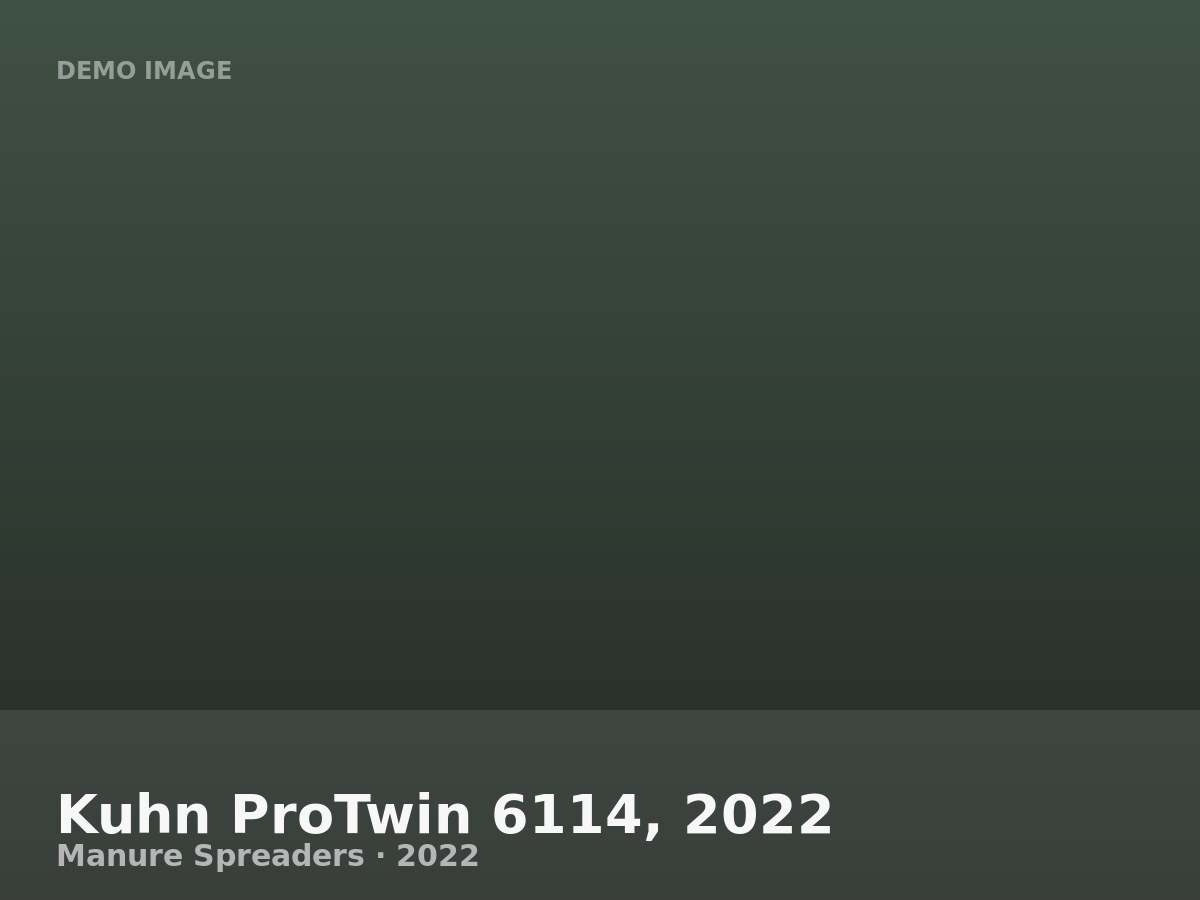 Kuhn ProTwin 6114, 2022