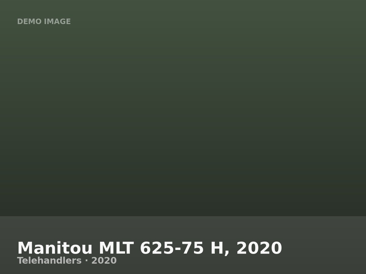 Manitou MLT 625-75 H, 2020