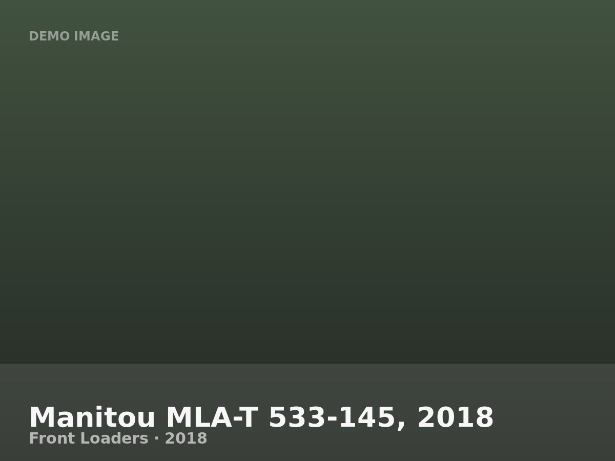 Manitou MLA-T 533-145, 2018