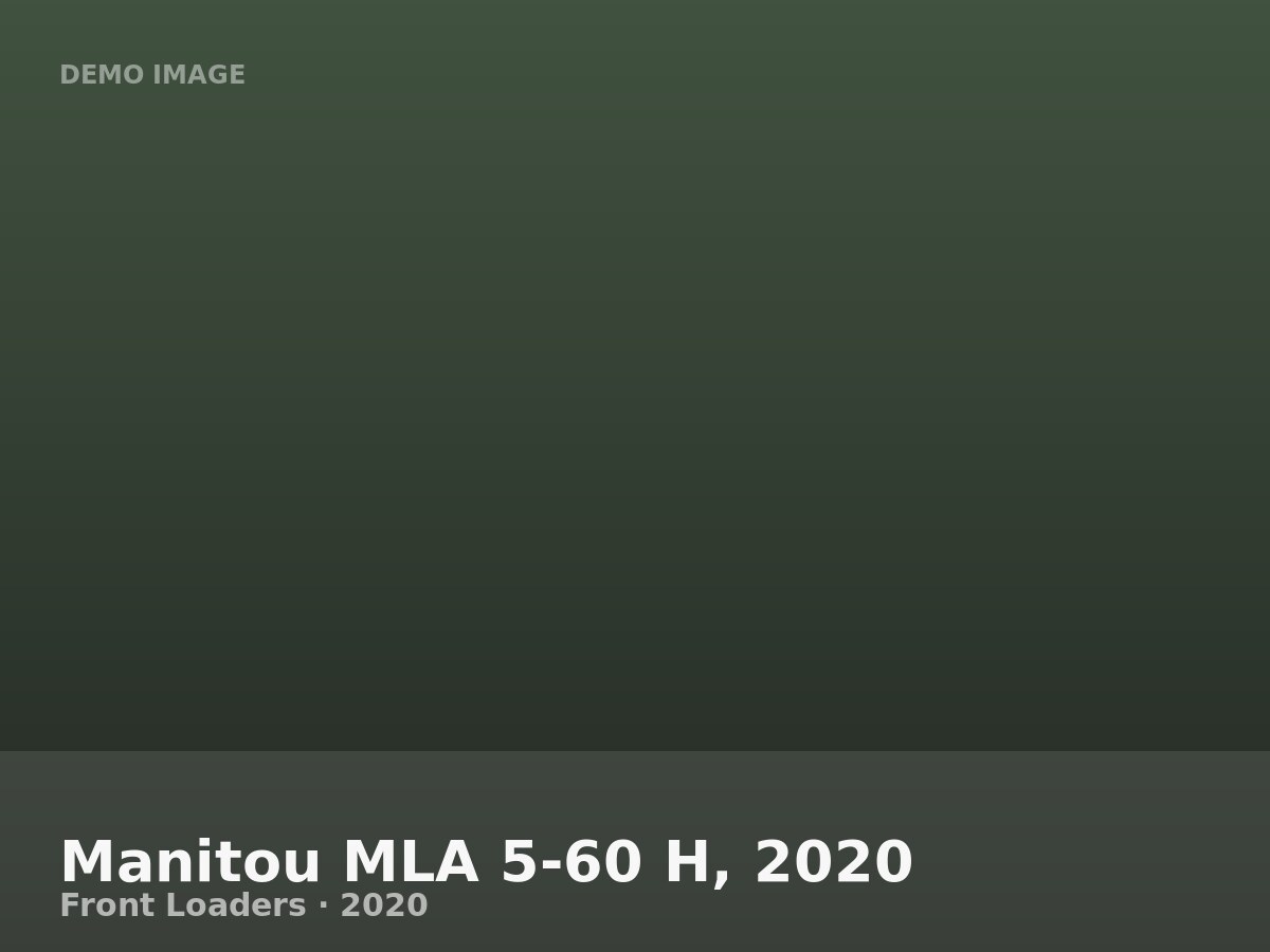 Manitou MLA 5-60 H, 2020