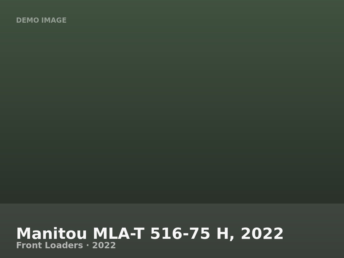 Manitou MLA-T 516-75 H, 2022