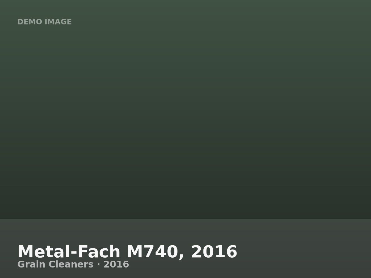 Metal-Fach M740, 2016