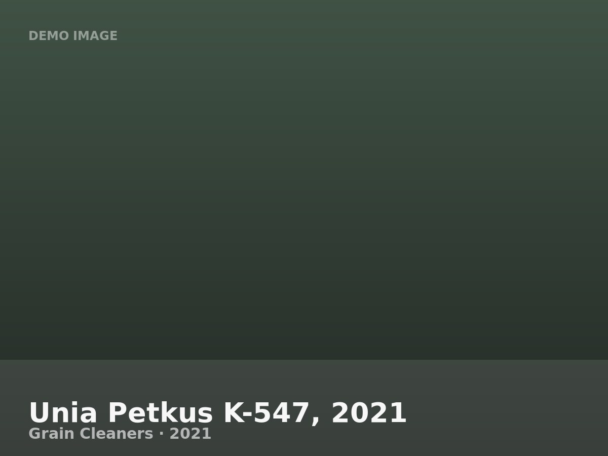 Unia Petkus K-547, 2021