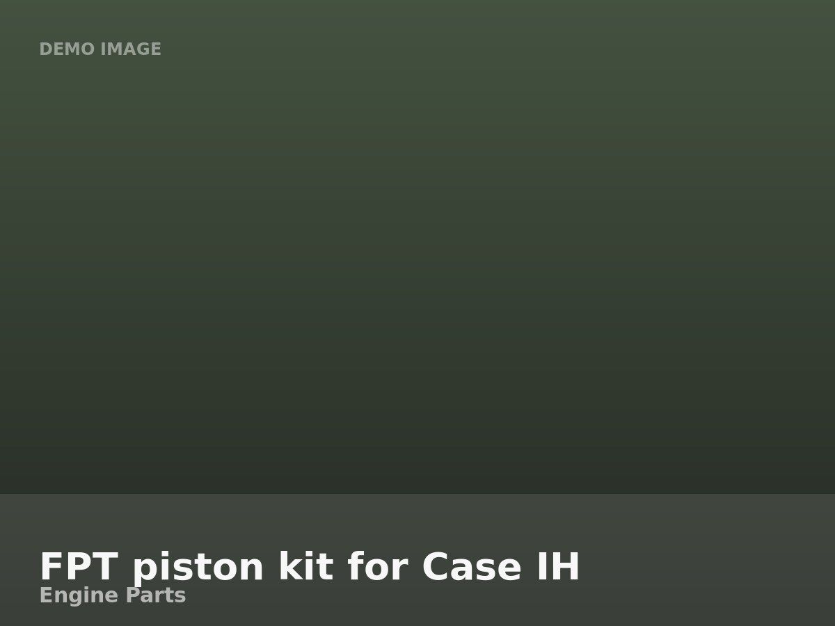 FPT piston kit for Case IH
