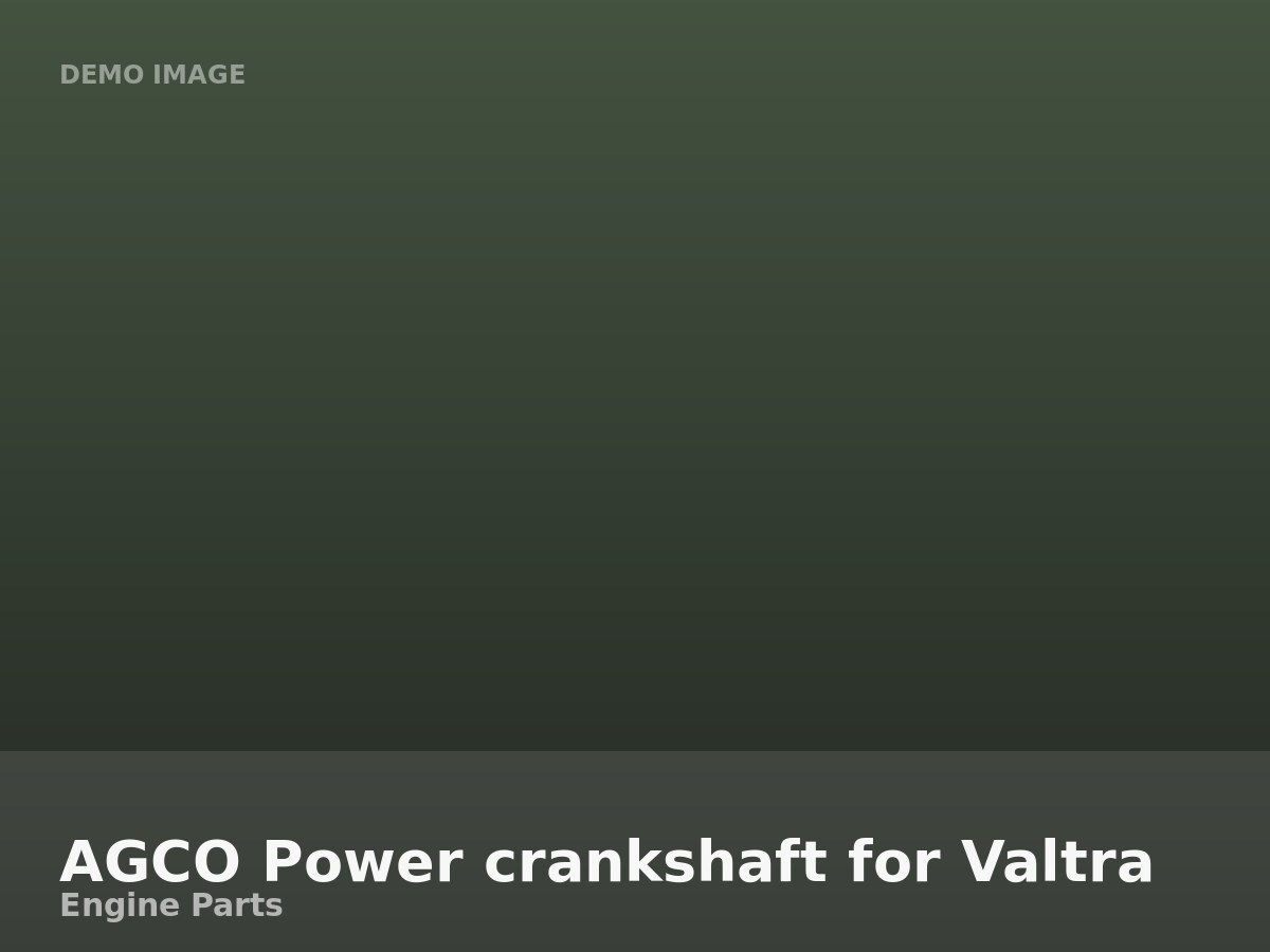 AGCO Power crankshaft for Valtra