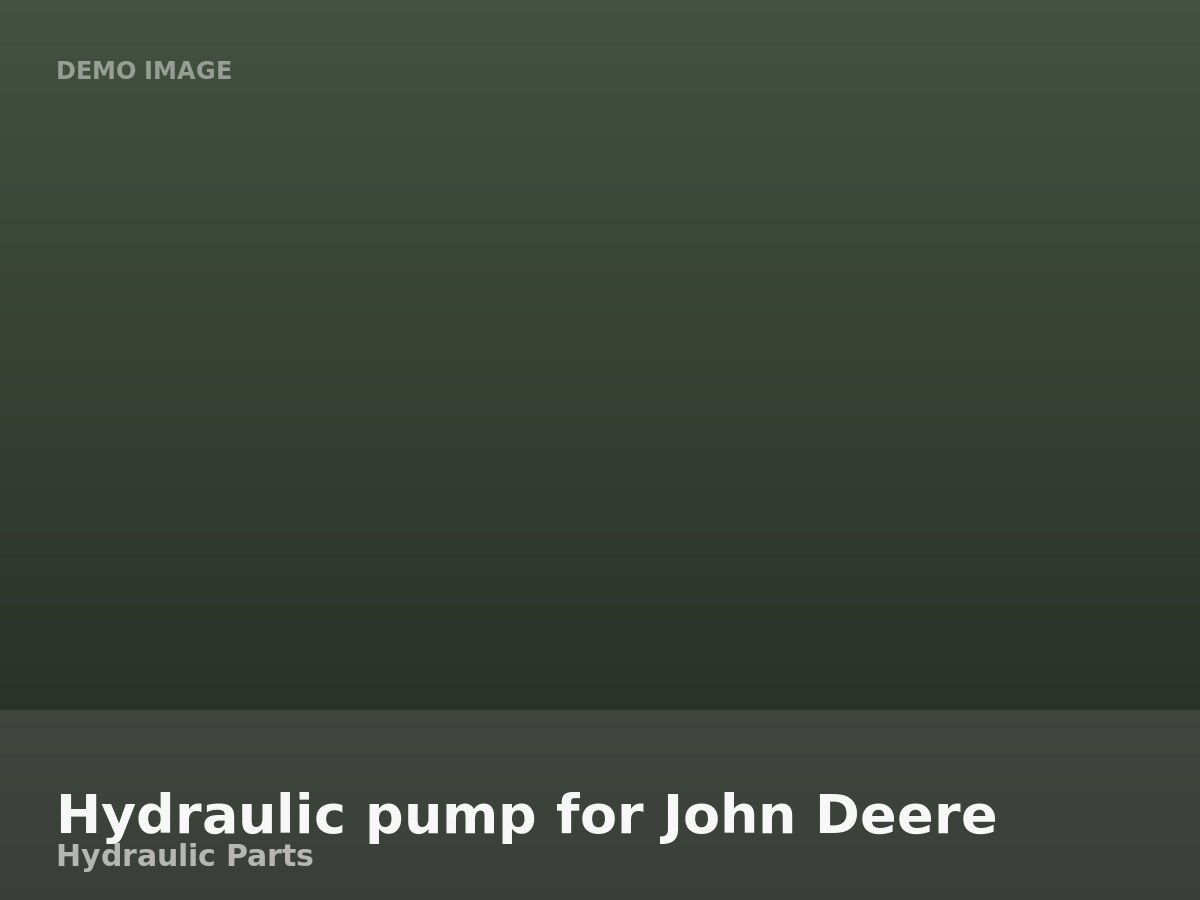 Hydraulic pump for John Deere