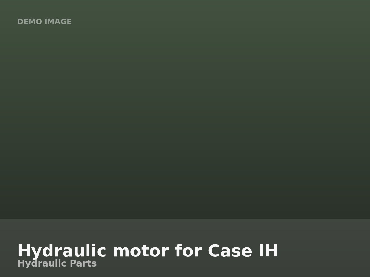 Hydraulic motor for Case IH