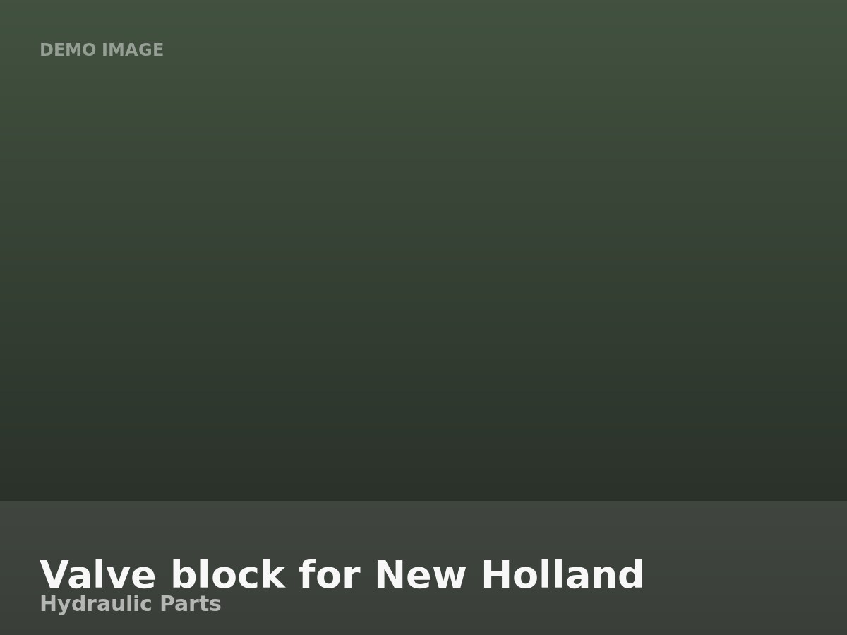 Valve block for New Holland