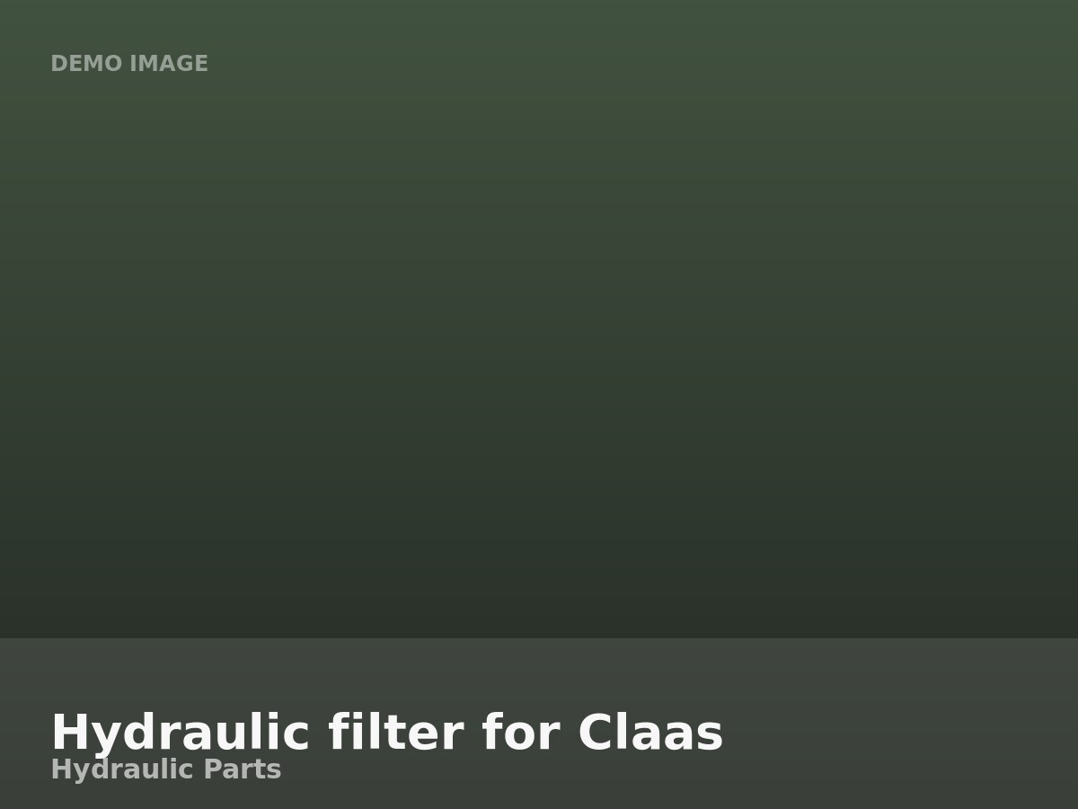 Hydraulic filter for Claas