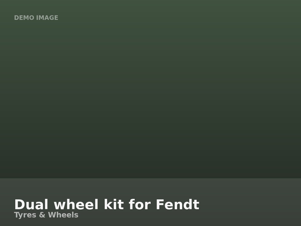 Dual wheel kit for Fendt