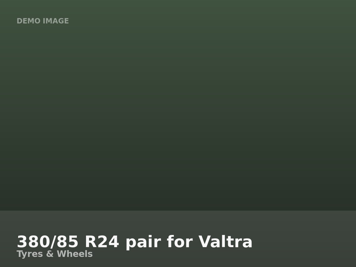 380/85 R24 pair for Valtra