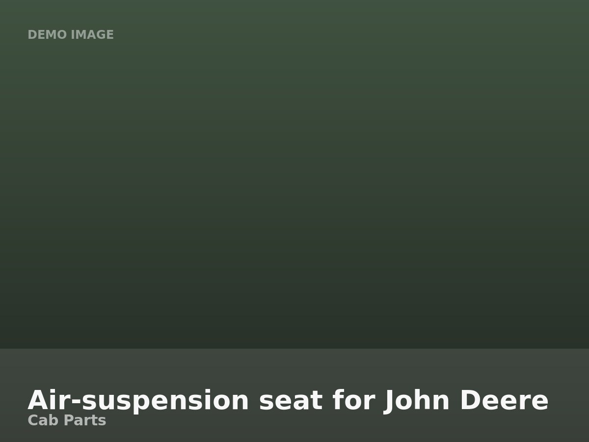 Air-suspension seat for John Deere