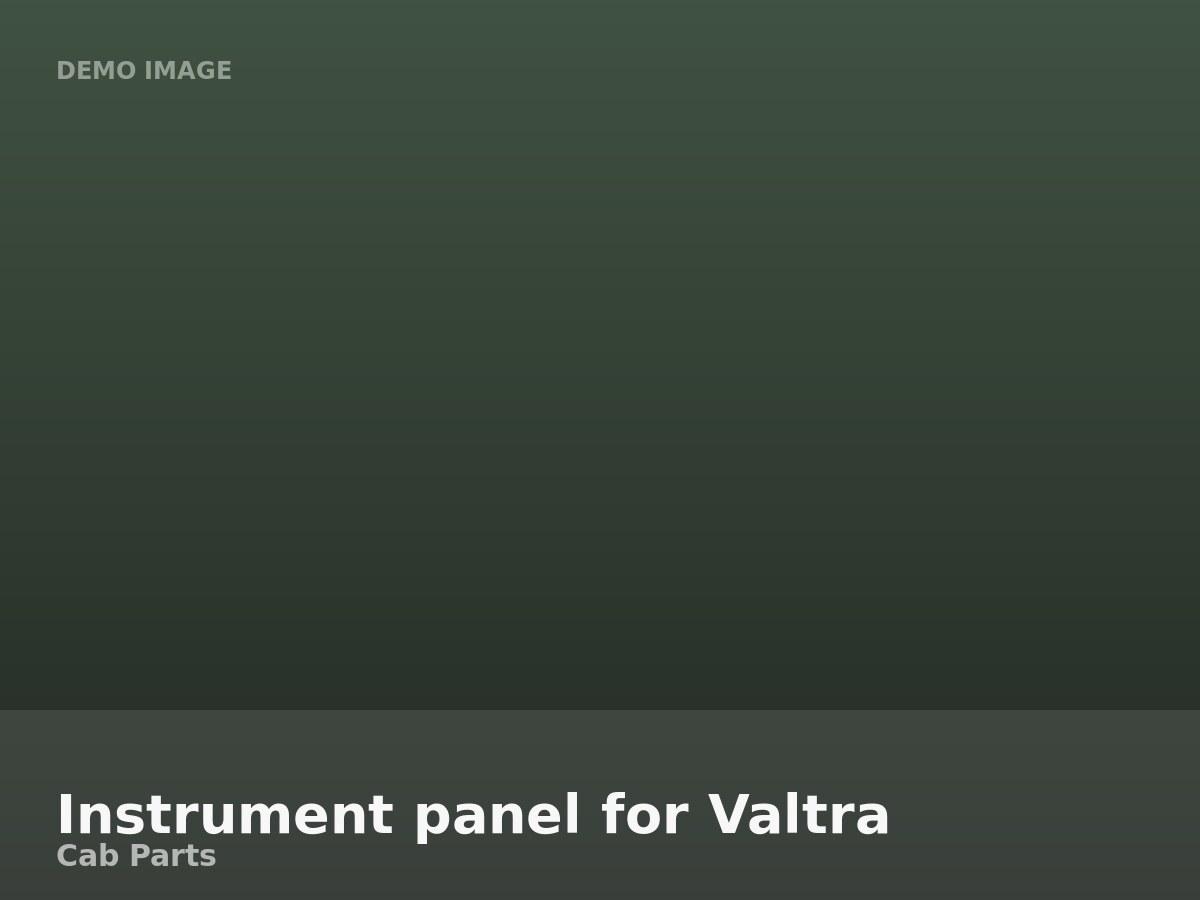 Instrument panel for Valtra