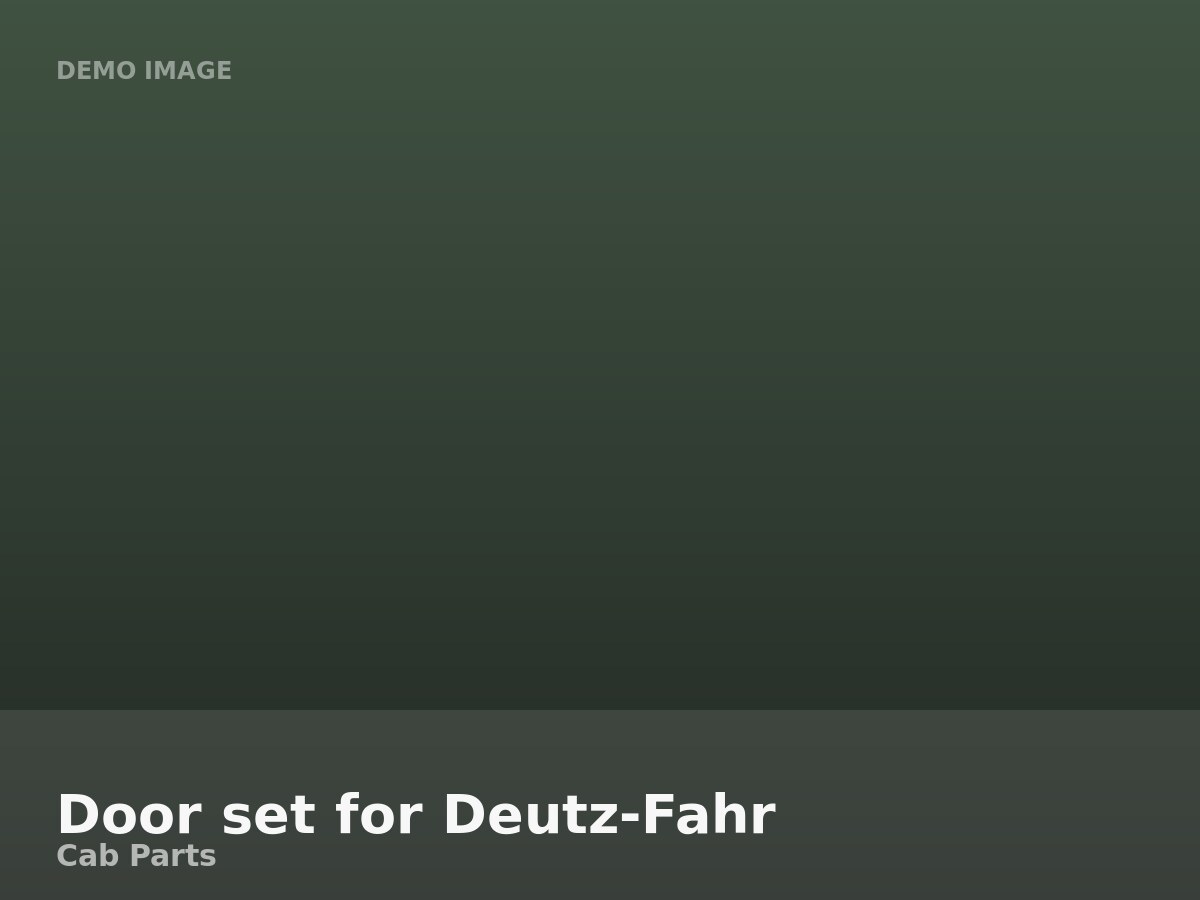 Door set for Deutz-Fahr