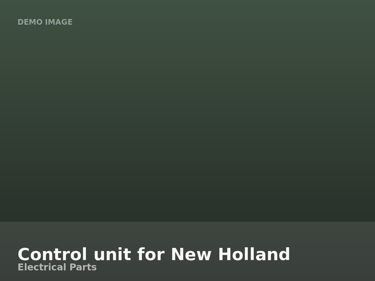 Control unit for New Holland