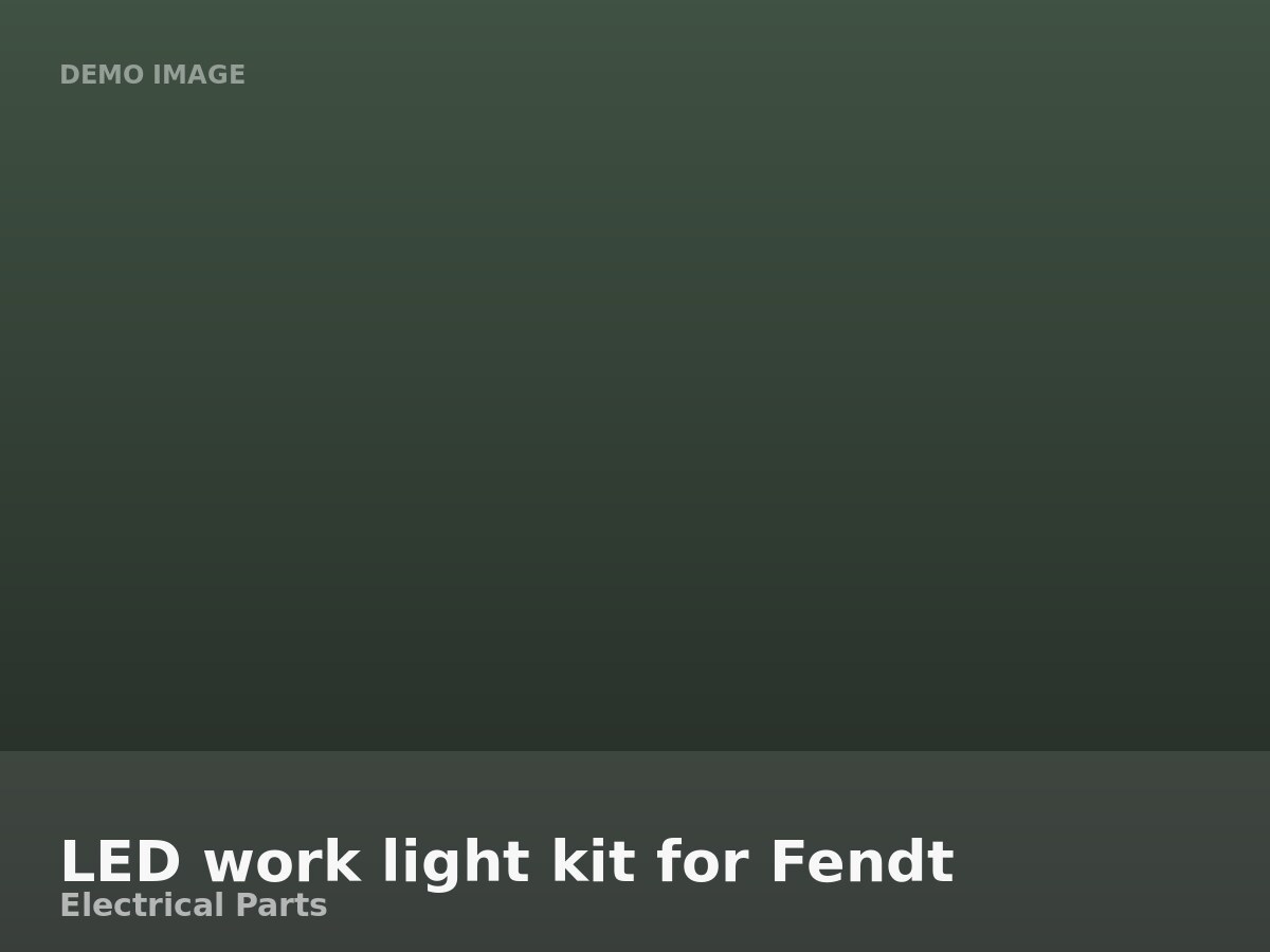LED work light kit for Fendt