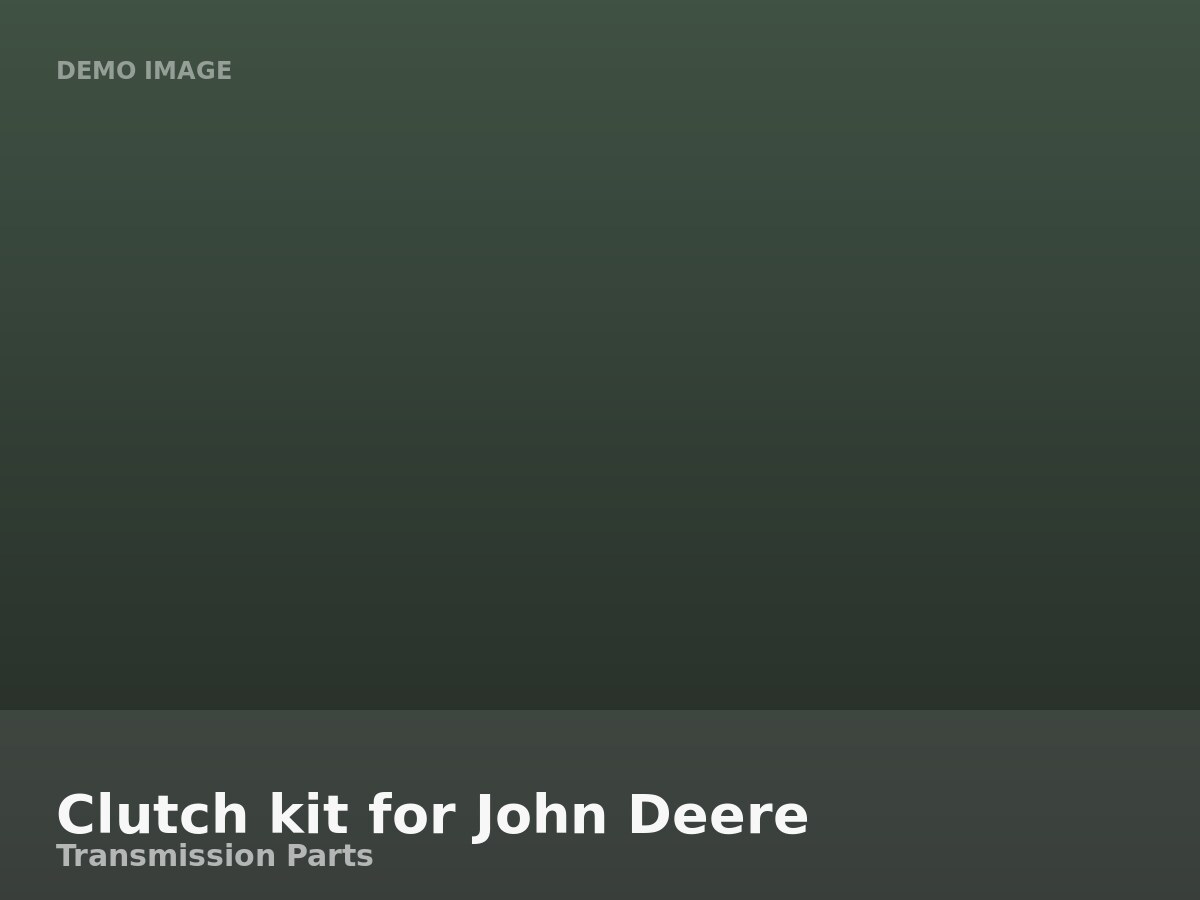 Clutch kit for John Deere