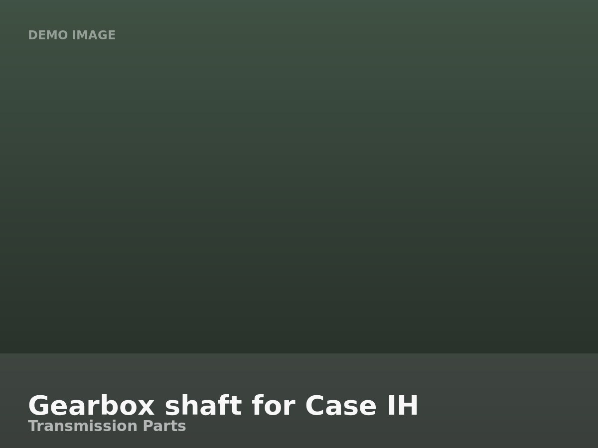 Gearbox shaft for Case IH