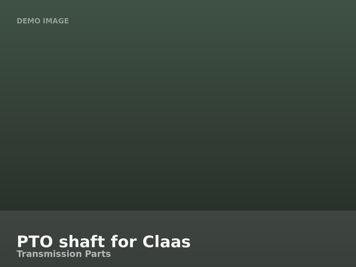 PTO shaft for Claas