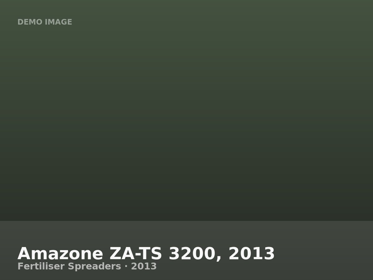 Amazone ZA-TS 3200, 2013