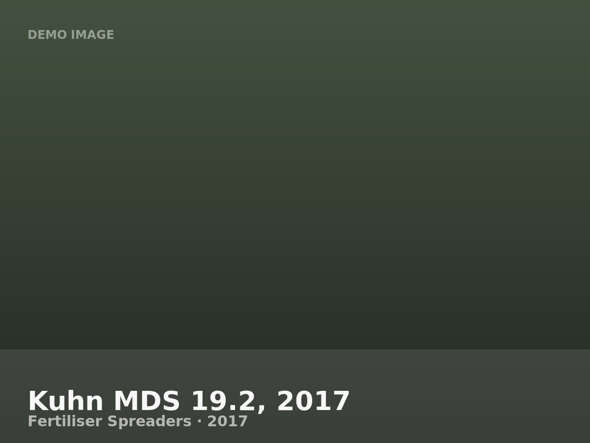 Kuhn MDS 19.2, 2017